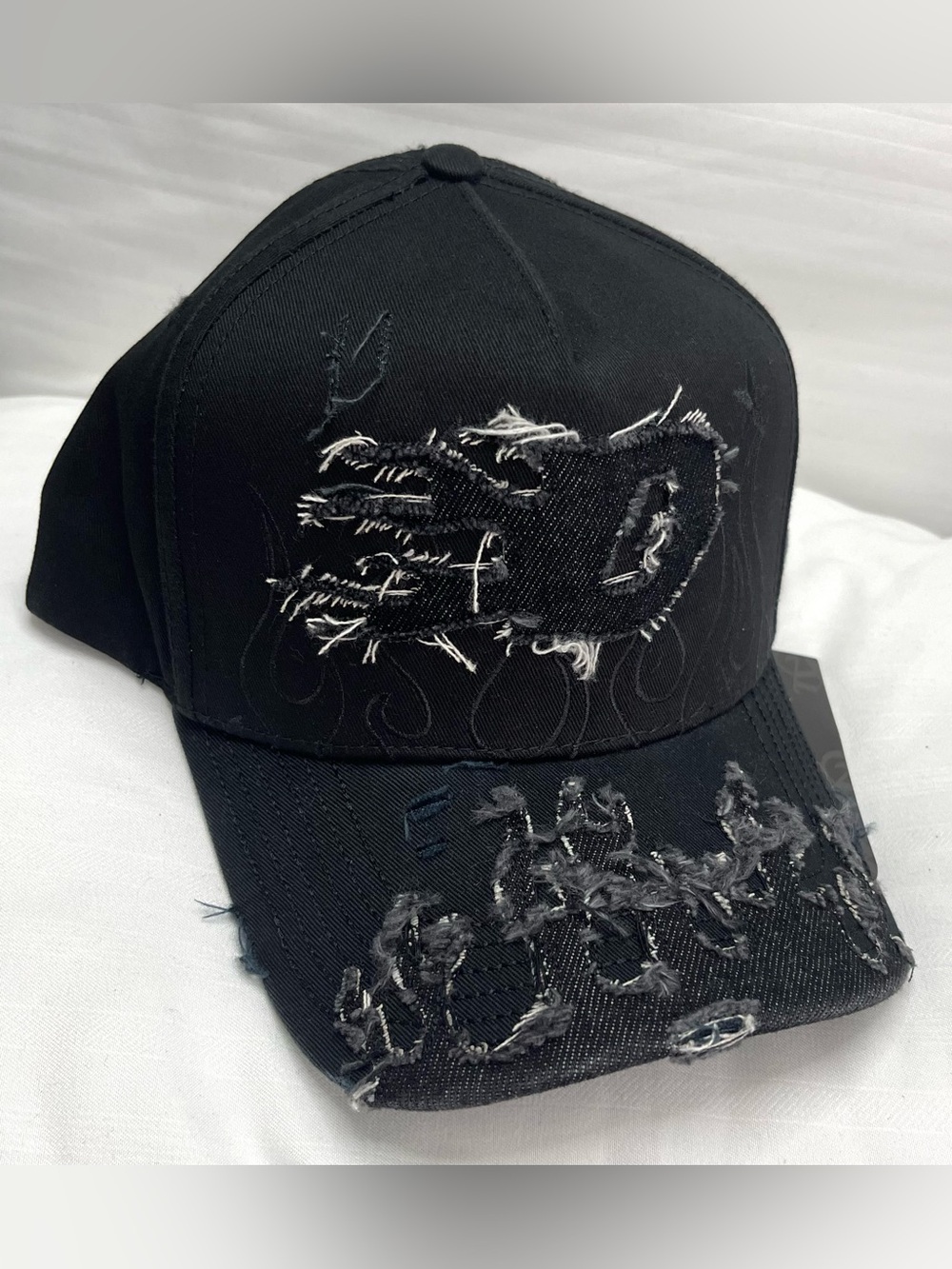 Black Distressed Graphic DAKAP Cap original